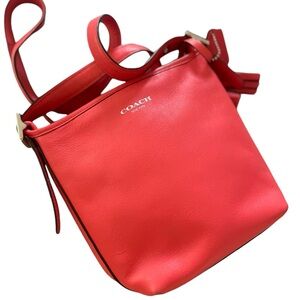 Coach coral crossbody